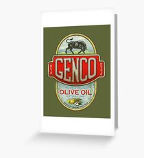 The Godfather - Genco Olive Oil Co. Greeting Card