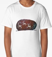Boulder Petroglyphs Long T-Shirt