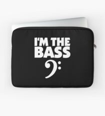 I'm the Bass (White) Laptop Sleeve