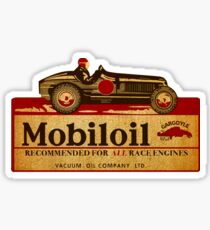Mobil Racing Gargoyle midget sprint car Sticker