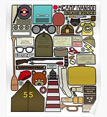 Moonrise Kingdom Props Poster