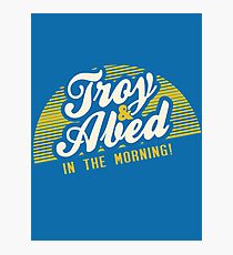 Troy and Abed in the Morning! Photographic Print