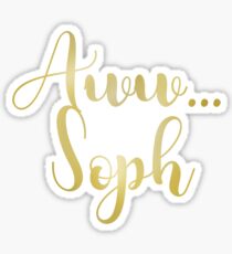 aww, soph Sticker