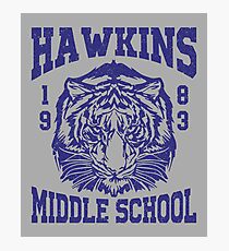 Hawkins Middle School (mugs, shirts, and more merch) Photographic Print