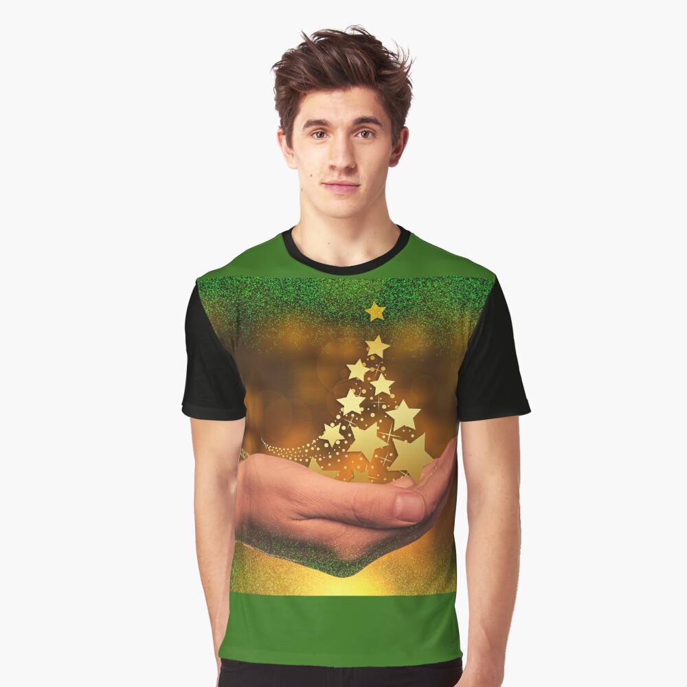 Handing Over Christmas Joy Graphic T-Shirt