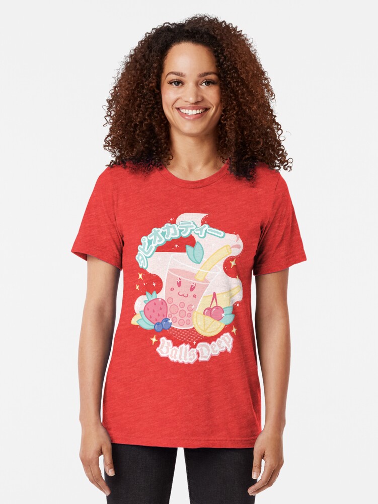 Alternate view of Tapioca Tea Tri-blend T-Shirt