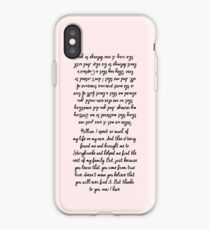 26. Emma and Killian's Wedding Vows (check the other for Samsung models) iPhone Case