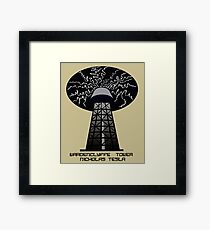 NICHOLAS TESLA Framed Print