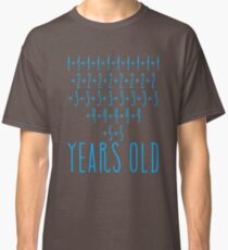 Awesome Simple Math 80th Birthday Shirts For Men and Women Classic T-Shirt