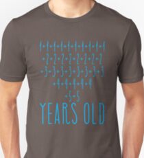 Awesome Simple Math 80th Birthday Shirts For Men and Women Unisex T-Shirt