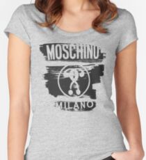 Moschino milano Women's Fitted Scoop T-Shirt
