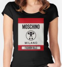 Moschino milano Women's Fitted Scoop T-Shirt