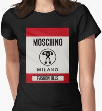Moschino milano Women's Fitted T-Shirt