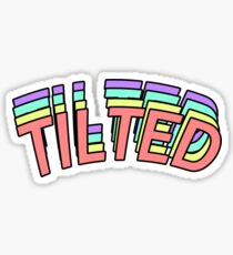 Tilted Sticker