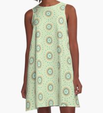 Dunst A-Linien Kleid