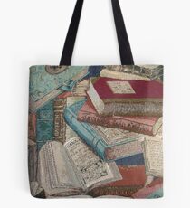 Escape mit einem Buch Vintage Books Tote Bag
