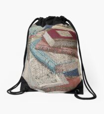 Mochila saco Escape With A Book Vintage Books