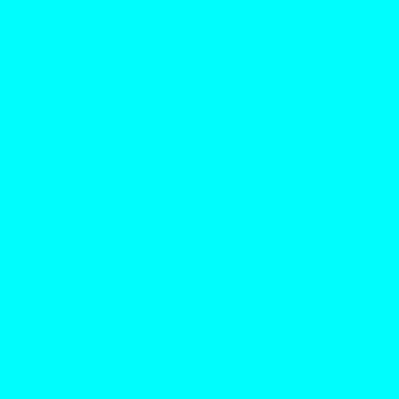 Bright Fluorescent Neon Blue Absolute Solid Aqua Cyan water color Light  Plain Luminous Color Electric | Poster