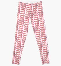 Fringed Coca Cola Sign Leggings
