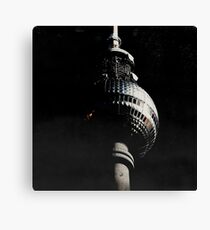 Tour de télévision de Berlin Canvas Print