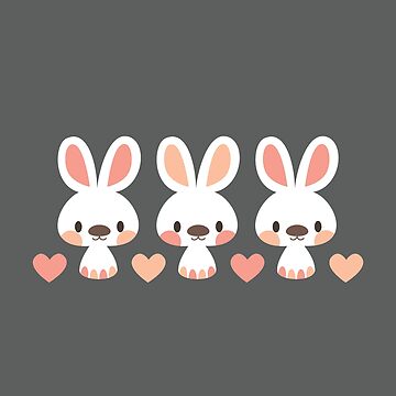 Artwork thumbnail, Cute little bunnies by petitspixels