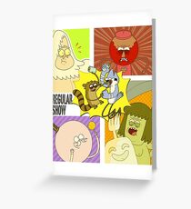 Regular Show Greeting Card