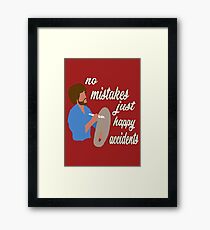 Happy Accidents Framed Print
