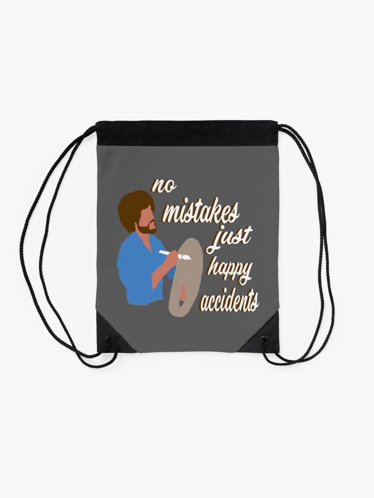 Alternate view of Happy Accidents Drawstring Bag