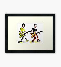 RockStar Cartoon Framed Print
