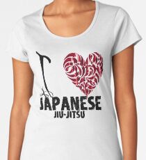 Japanese Jiu-Jitsu T shirt Design I Love japanese Jiu Jitsu Women's Premium T-Shirt