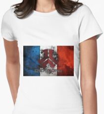FlagDefqon T-shirt col V femme
