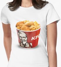 Camiseta entallada para mujer KFC - Cubo
