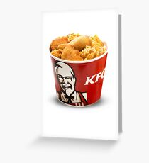 KFC - Eimer Grußkarte