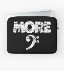 More Bass Vintage White Laptop Sleeve