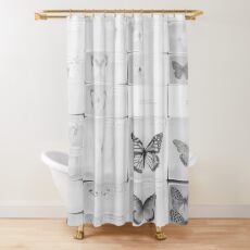 Lepidopterology Shower Curtain