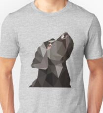 Camiseta ajustada Labrador negro