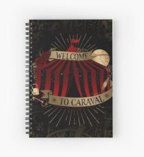 Welcome To Caraval Spiral Notebook