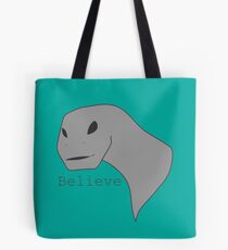 Alien Dino Tote Bag