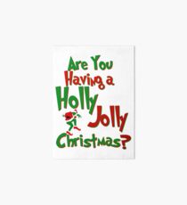 The Grinch - A Holly Jolly Christmas Art Board