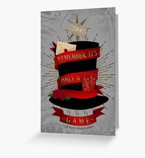 Caraval | 'Remember, it's only a game.' Greeting Card