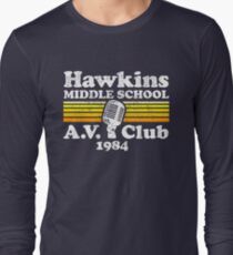 Hawkins Middle School A.V. Club Long Sleeve T-Shirt
