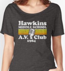 Hawkins Middle School A.V. Club Women's Relaxed Fit T-Shirt