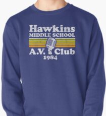 Hawkins Middle School A.V. Club Pullover Sweatshirt