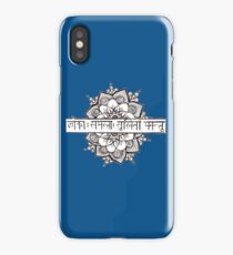 Lokah Mantra Flower iPhone Case/Skin