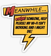 Comic Book Wifi Sticker