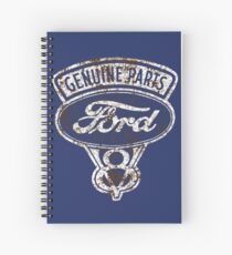 Oil Stained Ford Sign Spiral Notebook