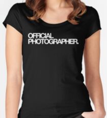 Official Photographer Women's Fitted Scoop T-Shirt