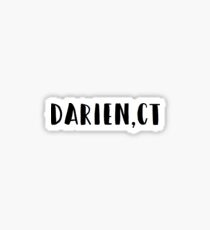 darien, ct Sticker