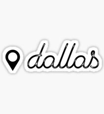Dallas, TX – Location Pin Sticker