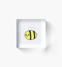 Smiling Bumble Bee Acrylic Block